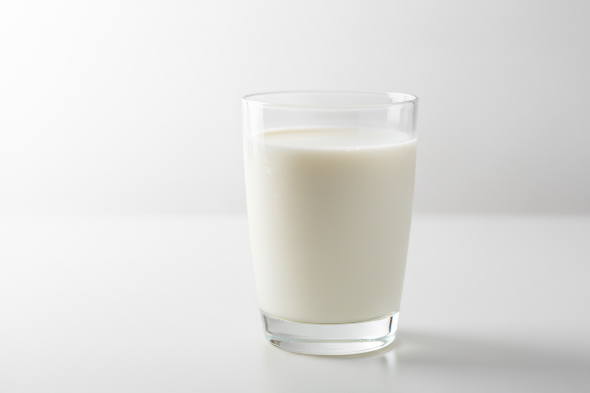 calcium glass of milk